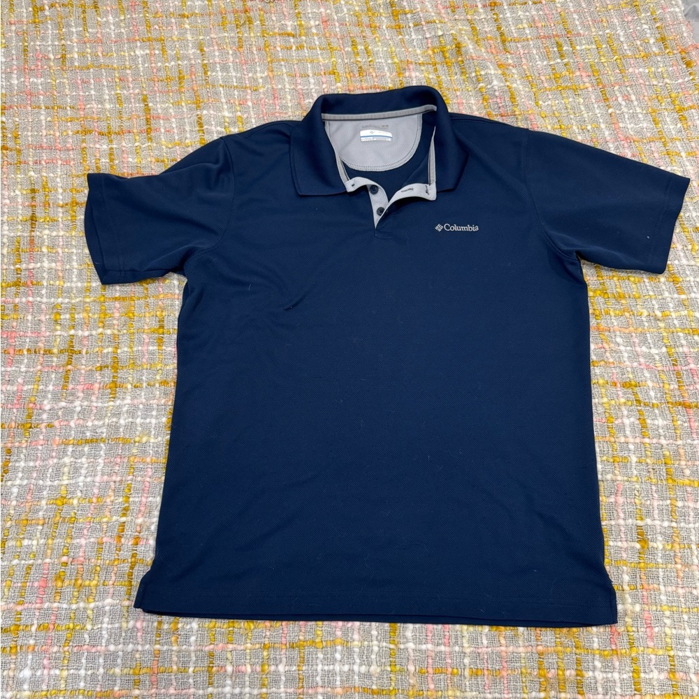 Columbia Men's Dark Blue Polo Shirt